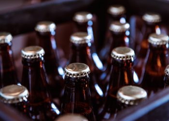Crate of Freshly Bottled Beer